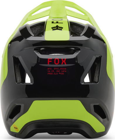 Fox Head Casco integral Rampage MIPS Fullface - barge-fluorescent yellow/57 - 58 cm