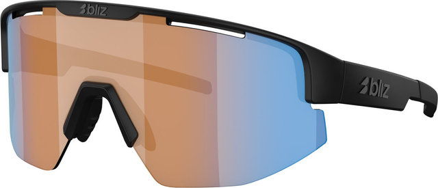 Bliz Lunettes de sport Matrix Small Nano Optics Nordic Light - matte black/coral-orange-blue
