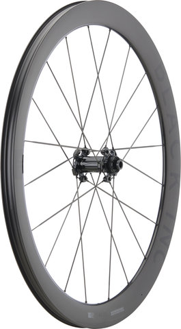 Black Inc 48|58 Disc Center Lock Carbon 28" Laufradsatz - black label/28"/Non Boost/Non Boost/100 mm/142 mm/Shimano Road/142 mm/100 mm/Shimano Road/100 mm