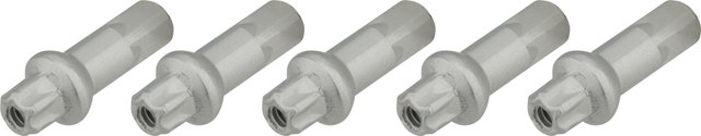 DT Swiss Pro Lock® Squorx Pro Head® 1.8 mm Aluminium Nipples - 5 pcs. - silver