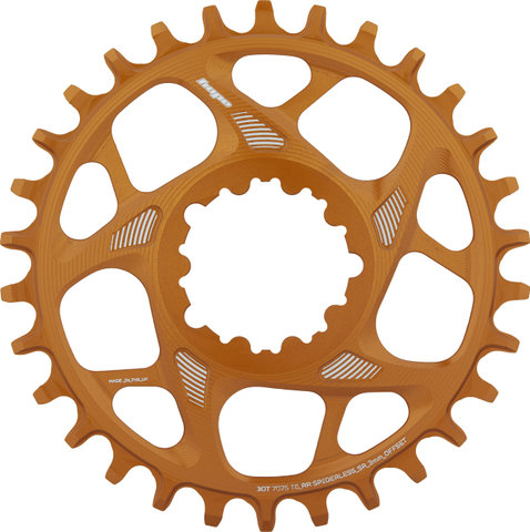 Hope R22 Spiderless SRAM Direct Mount Kettenblatt - orange/30 Z