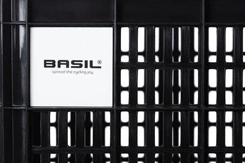 Basil Crate M Bicycle Box - black/29 l