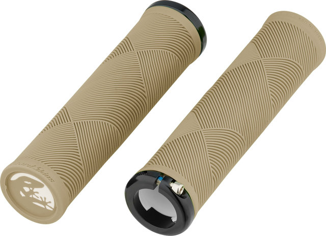 Lizard Skins Puños Strata Lock-On - sand tan/135 mm