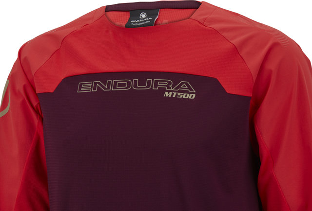 Endura MT500 Burner L/S Jersey - aubergine/M