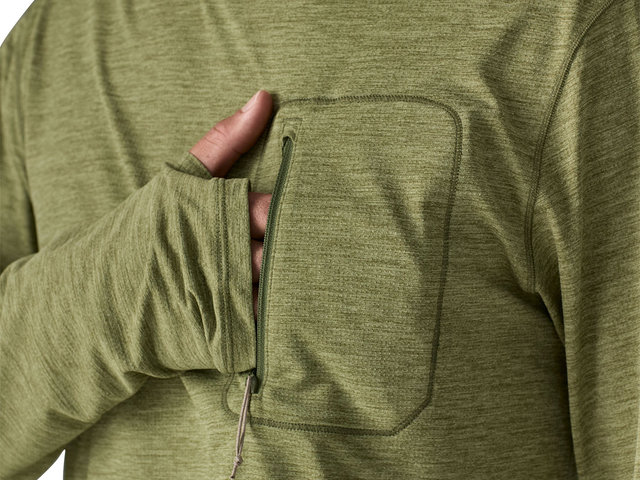 Patagonia Camiseta Capilene Cool Sun L/S - caper green buckhorn green x dye | XL