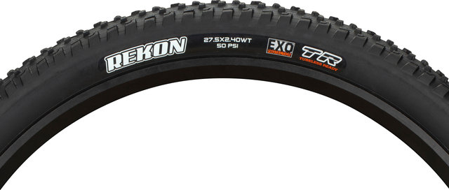 Maxxis Pneu Souple Rekon Dual EXO WT TR 27,5" - noir/27.5 /61 /61-584/2.4 