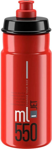 Elite Jet Trinkflasche 550 ml - rot / schwarz/550 ml