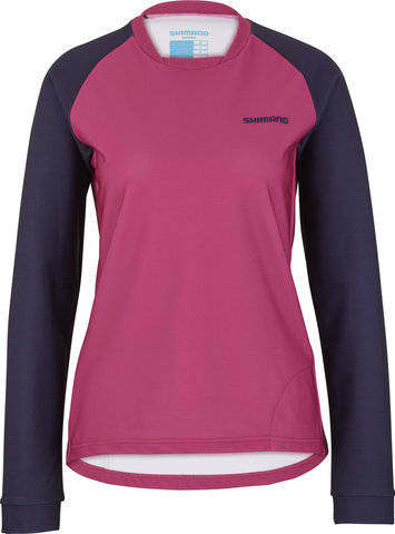 Shimano Maillot pour Dames Saiko Long Sleeves Warm - magenta/M