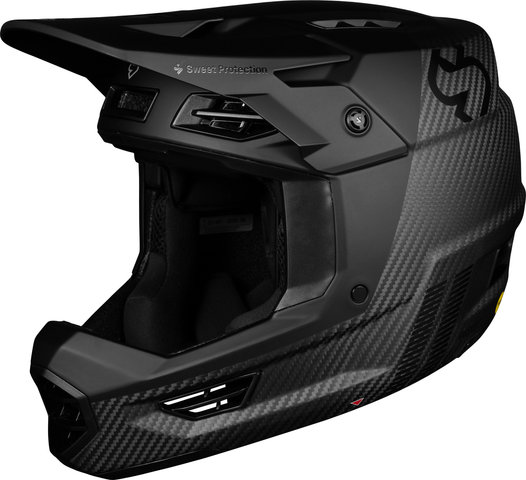 Sweet Protection Fixer Carbon 2Vi MIPS Fullface Helmet - matte black carbon/55 - 56 cm