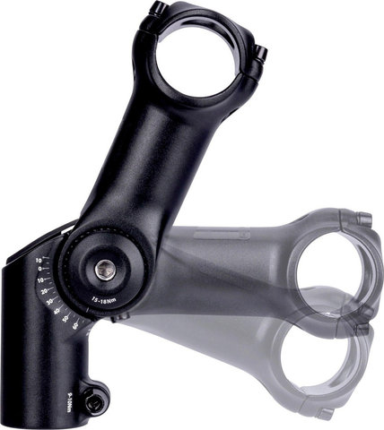 CONTEC Potence réglable Seto Hybrid 25,4 mm - noir | 110 mm