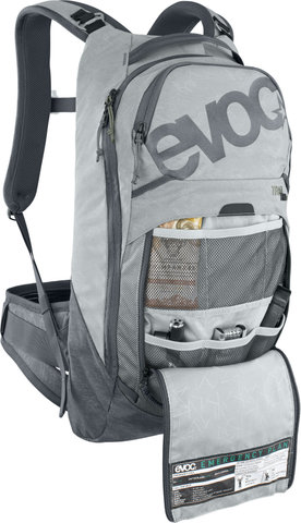 EVOC Sac à Dos avec Protection Trail Pro 10 - stone-carbon grey/10 