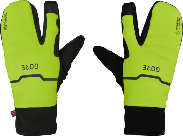 GORE Wear Guantes de dedos completos GORE-TEX INFINIUM Thermo Split - black-neon yellow/L
