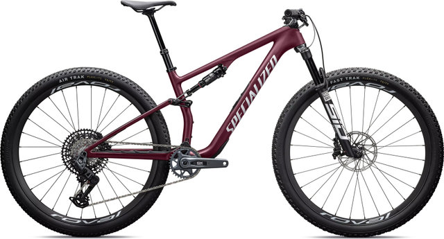 Specialized Bicicleta de montaña Epic 8 Expert AXS Carbon 29" - satin bordeaux metallic-white | 120 mm | 170,0 mm | 44 mm | S | 29"