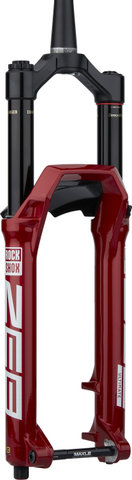 RockShox Suspension fork - electric red-gloss/160 mm/44 mm/1 1/8" - 1,5" tapered/29"/110 mm/15 mm Thru Axle