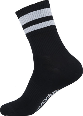 GripGrab Chaussettes Original Stripes Performance Crew - black/41 - 44