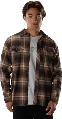 Fox Head Survivalist Stretch Flannel Shirt - brown sugar | S