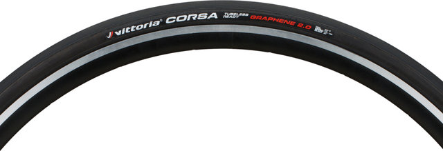 Vittoria Pneu Souple Corsa TLR G2.0 28" - noir | 28 | 25 mm | 25-622