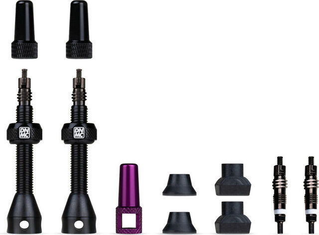 Dynamic Barkeeper Tubeless Ventile Set - schwarz-violett | SV | 44 mm