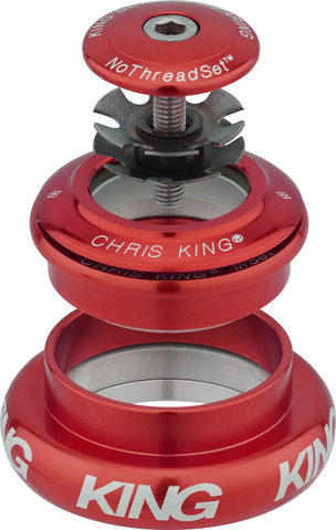 Chris King InSet i7 ZS44/28,6 - EC44/40 Mixed Tapered GripLock Steuersatz - red/1 1/8"/ZS44/28,6 - EC44/40