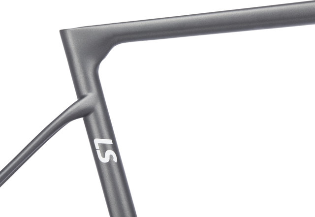 Factor Kit de Cadre en Carbone LS Disc Gravel - gunmetal/M/Axe Traversant 12 mm