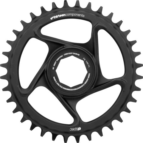 e*thirteen Plateau espec Aluminium Direct Mount Brose S Mag - black/36 