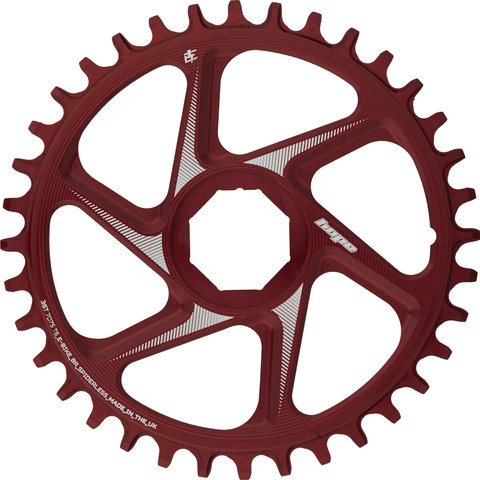 Hope R22 Spiderless Direct Mount E-Bike Chainring for Brose - red/36 