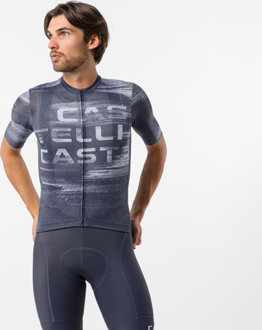 Castelli Maillot Stratus Logo S/S - twilight blue winter sk | M