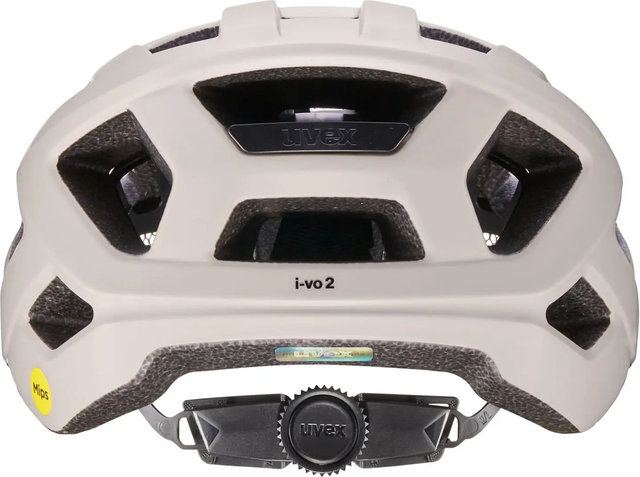 uvex i-vo 2 MIPS Helm - warm grey black matt | 52 - 57 cm