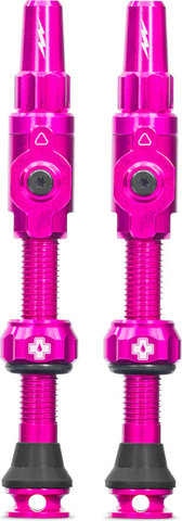 Muc-Off Válvulas Tubeless Big Bore Lite - rosa/SV 45 mm