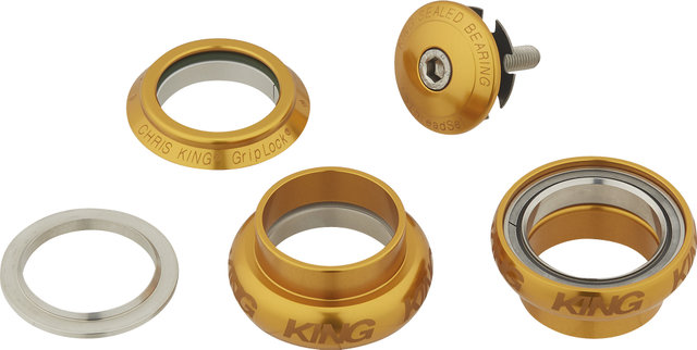 Chris King Jeu de Direction NoThreadSet Sotto Voce EC34/28,6 - EC34/30 GripLock - gold/1 1/8"/EC34/28,6 - EC34/30
