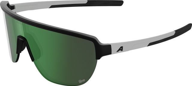 Alpina Ram 2.0 Sportbrille - black-white matt | mirror green
