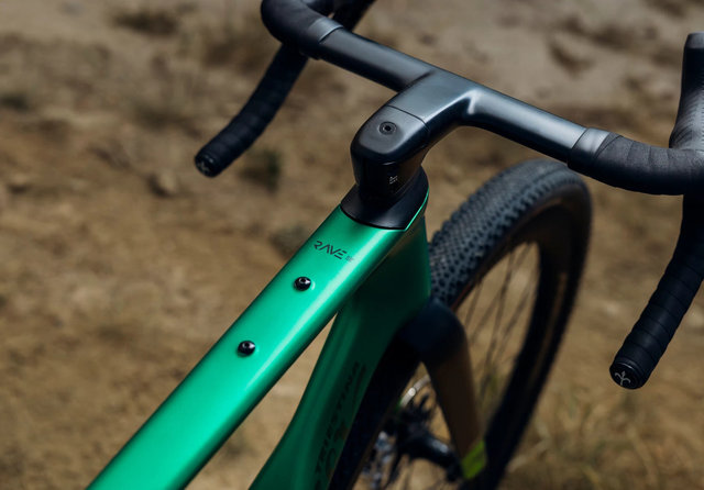 Wilier Vélo de gravel Rave SLR ID2 GRX Di2 1x12 carbone Graff Aero 48 - pixel green matt | 28" | M | 170,0 mm