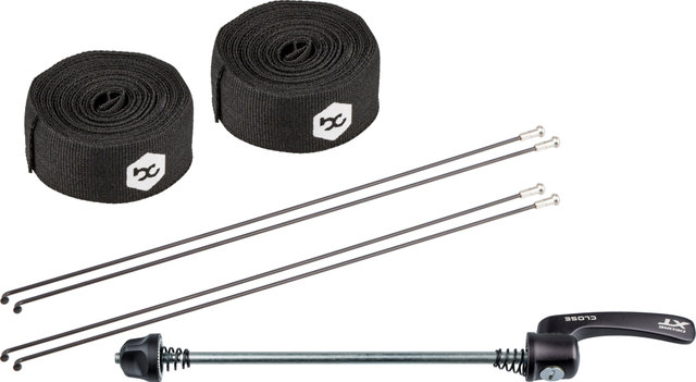 bc basic Set de Roues Mountain XT Disc Center Lock 29" - noir | Set de 29" (avant 15x100 + arrière 10x135) Shimano