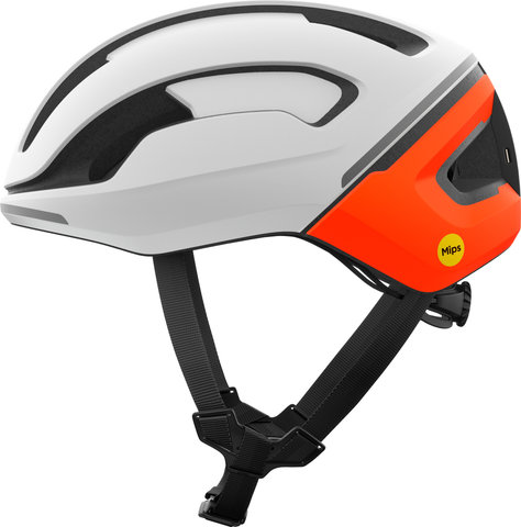 POC Omne Beacon MIPS Helmet - hydrogen white-fluorescent orange matt/54 - 59 cm