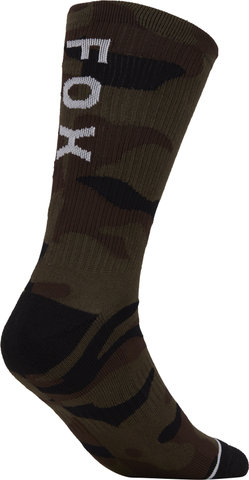 Fox Head Chaussettes Fox Camo Crew - green camouflage/43 - 47