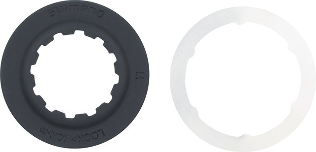Shimano SM-RT70 Center Lock Brake Rotor for SLX w/ Internal Teeth - silver/180 mm