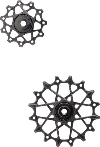 Garbaruk Schaltröllchen-Set 11 + 16 Zähne für Shimano 11-fach - black