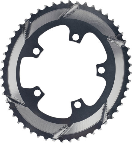 absoluteBLACK Oval Road Silver Series Chainring for 110/5 BCD - grey/52 