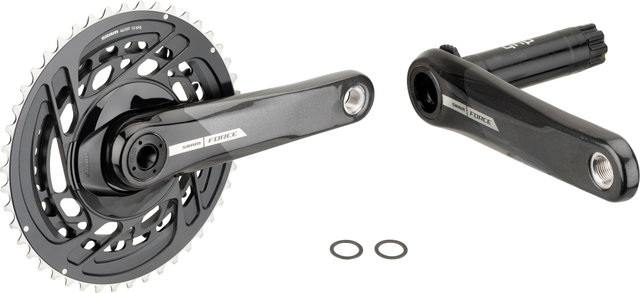 SRAM Juego de Bielas de Carbono Force D2 DUB DM 2x12 - Embalaje de Taller - iridescent | 170,0 mm
