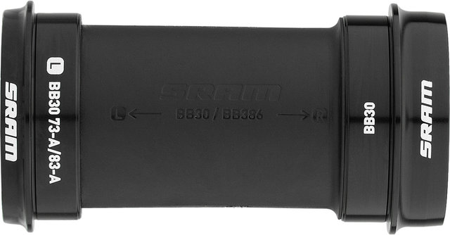 SRAM Eje de pedalier DUB BB30 Road Wide 73 mm Cannondale - black/BB30