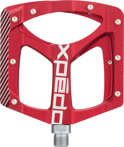 Xpedo Pedales de plataforma ZED - rojo