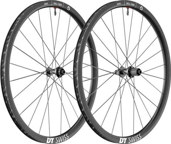 DT Swiss GRC 1100 DICUT 30 Disc Center Lock 28" Wheelset - black/142 mm/100 mm/28"/Shimano Road/100 mm/Shimano Road/100 mm/142 mm
