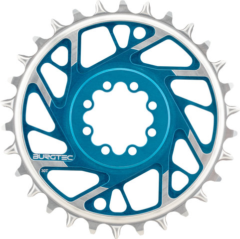 Burgtec plateau SRAM 8 trous thick-thin avec déport de 3 mm - deep blue | 30 | 30 