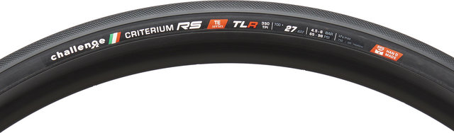 Challenge Criterium RS TE Handmade TLR 28" Folding Tyre - black/28 /27 mm/27-622