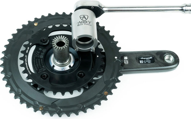 Abbey Bike Tools Herramienta de anillo de seguridad de biela Campagnolo - silver