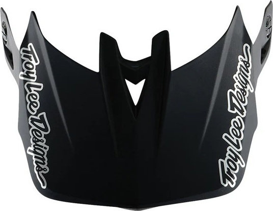 Troy Lee Designs Visera de repuesto para cascos D4 - stealth black