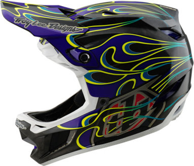 Troy Lee Designs Casque D4 Carbon MIPS - torched black-purple/55 - 56 cm