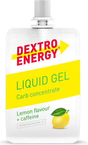 Dextro Energy Liquid Gel Kohlenhydrad-Gel - 18 Stück - lemon-caffeine