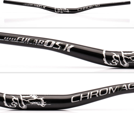 Chromag OSX LTD 31.8 25mm Riser handlebars - black-silver | 800 mm