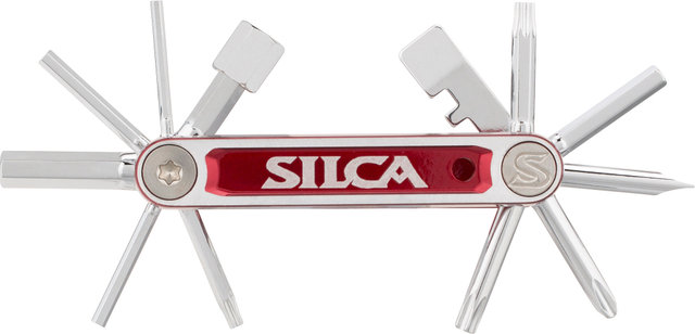SILCA Herramienta multifuncional Italian Army Knife Tredici Multitool - rojo-plata